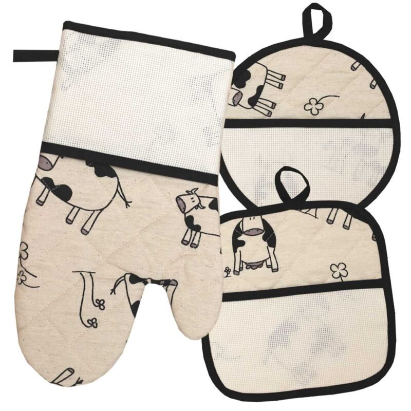 I Ricami del Cuore Cucina Set Guantone e Presina – CU2605.20 4