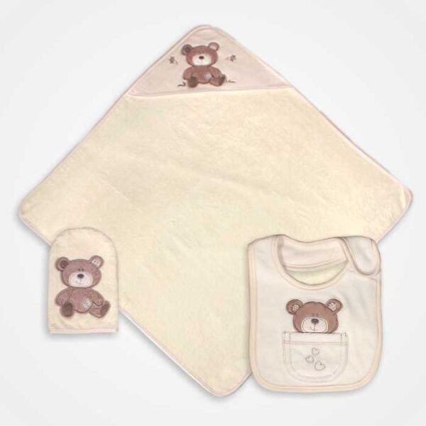 I Ricami del Cuore Accappatoi Set Accappatoio + Guanto + Bavaglia – BA502 2