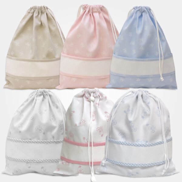 I Ricami del Cuore Buste neonato Sacca Porta Corredino con Tela AIDA – CO679.16 2 I Ricami del Cuore Buste neonato Sacca Porta Corredino con Tela AIDA – CO679.16 2