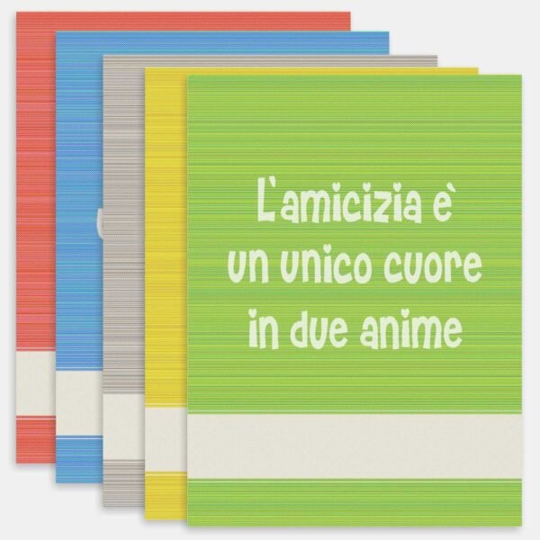 I Ricami del Cuore Strofinacci Strofinaccio Favella l’amicizia è con tela Aida – XPST121