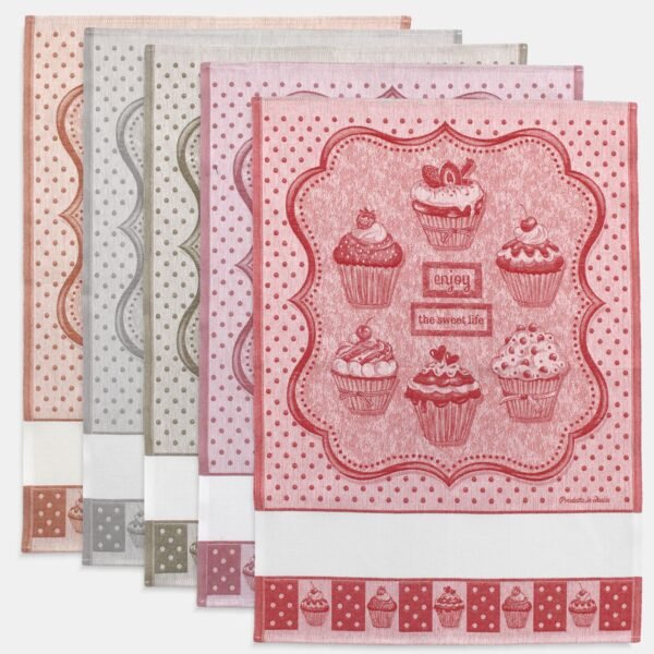 I Ricami del Cuore Strofinacci Strofinaccio Cupcakes con Tela AIDA – XPST82