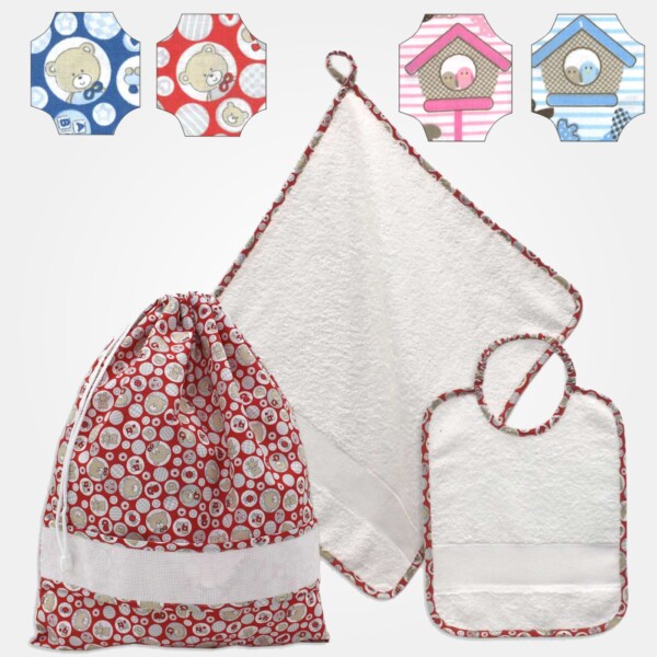 I Ricami del Cuore Linea Asilo Set Asilo 3 pezzi – SA679.03