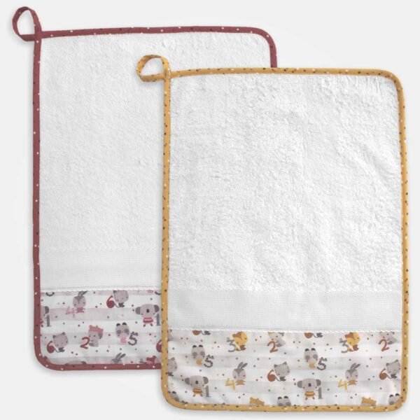 I Ricami del Cuore Linea Asilo Salvietta Asilo con tela Aida applicata – SA886.53