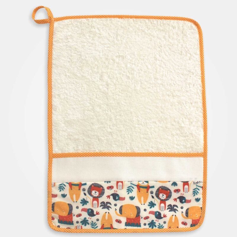 I Ricami del Cuore Linea Asilo Salvietta Asilo con tela Aida applicata – SA992.53 5