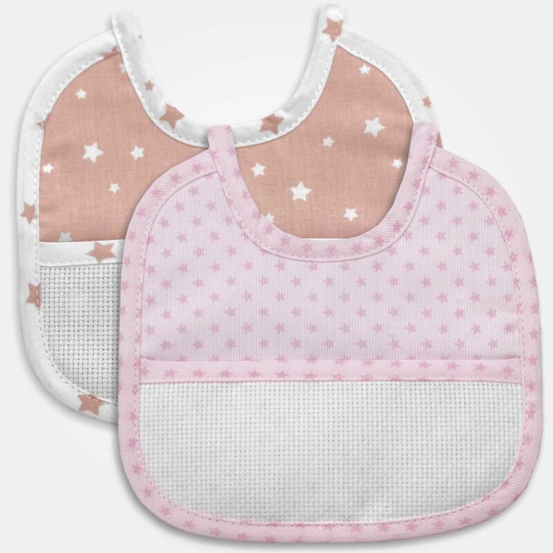 I Ricami del Cuore Bavaglie Bavaglia orsetti cuore – XPBV61 5