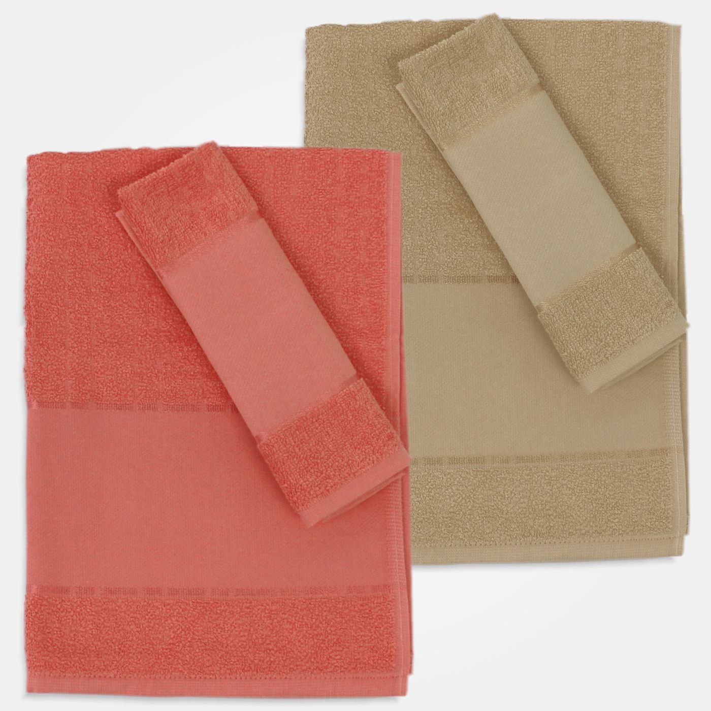 I Ricami del Cuore Bagno Coppia di Asciugamani in Spugna senza tela Aida – BA133 3 I Ricami del Cuore Bagno Coppia di Asciugamani in Spugna senza tela Aida – BA133 3