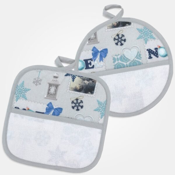 I Ricami del Cuore Guantoni e presine natalizie SET DUE PRESINE – NA736.19