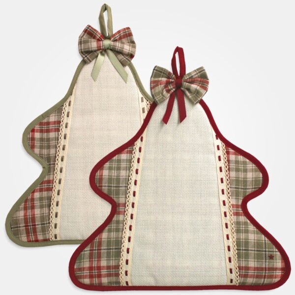 I Ricami del Cuore Fuori porta natalizi Fuori porta Albero -XPFP30 3