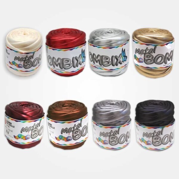 I Ricami del Cuore Fettucce per Borse Fettuccia Marshmallow/Chunky Metal Bombix da 500gr – XPFT2850 4