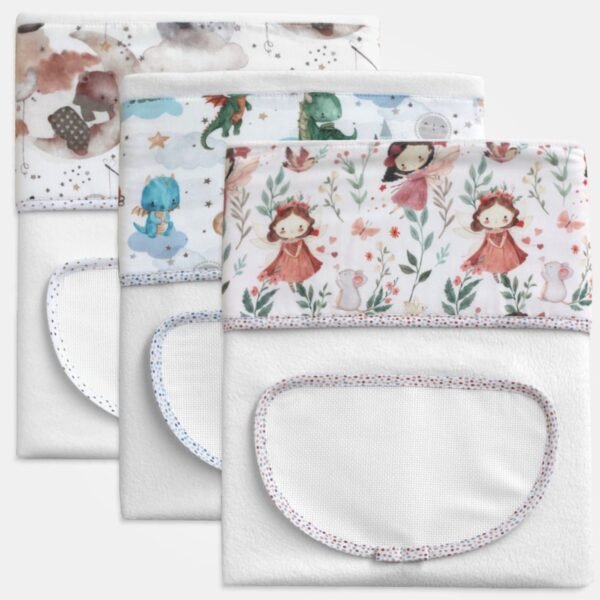 I Ricami del Cuore Culla Copertina da culla “Favola” in pile con tela Aida – XPLE35 2