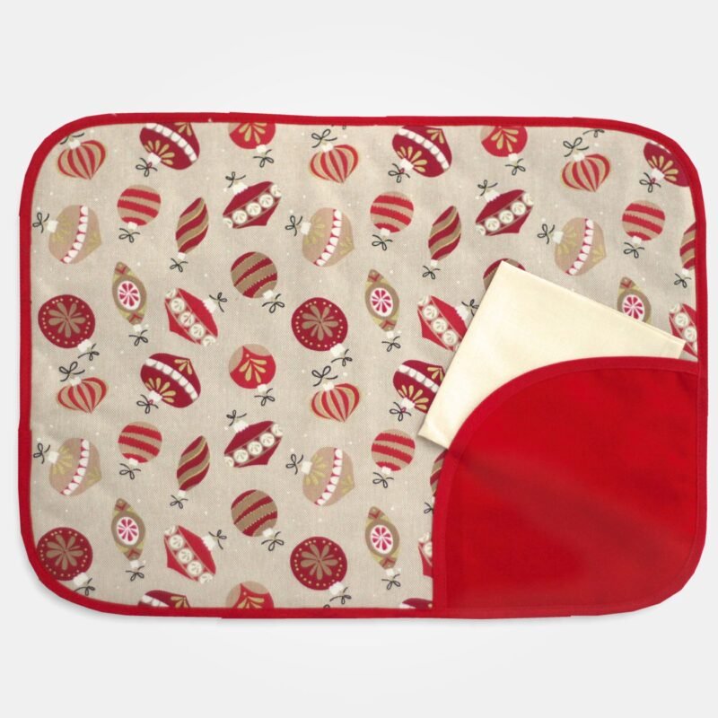 I Ricami del Cuore Linea Natale Tovaglietta Americana Cuori di Natale con tela Aida – XPNA53.02 5