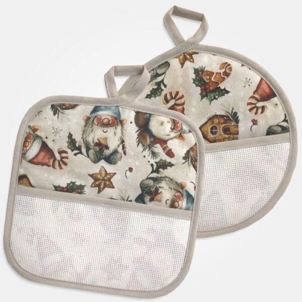 I Ricami del Cuore Guantoni e presine natalizie Set due presine –XPNA51.19 2