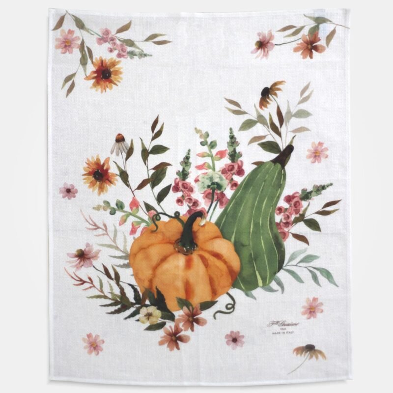 I Ricami del Cuore Cucina Strofinaccio Vite in lino – XPST130 4