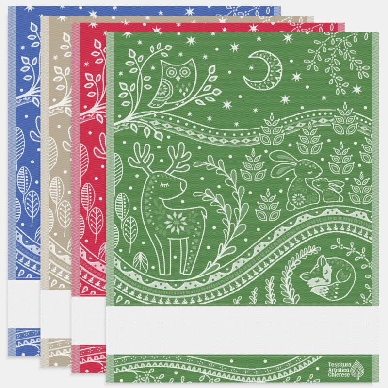 I Ricami del Cuore Linea Natale Strofinaccio INCANTO con Tela AIDA – XPSTNA70 3