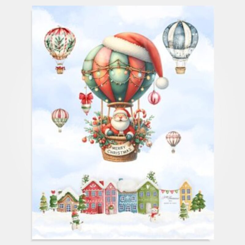 I Ricami del Cuore Linea Natale Strofinaccio Zermatt in lino – XPSTNA82 4