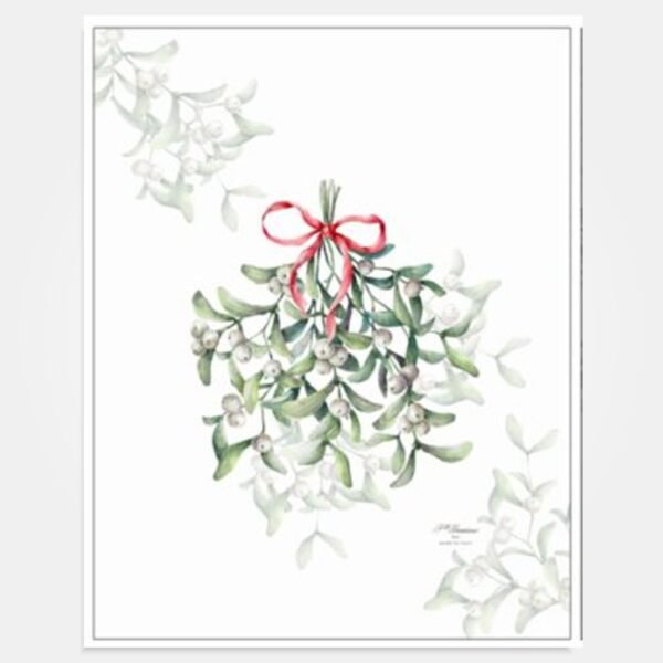 I Ricami del Cuore Linea Natale Strofinaccio Sudtirol in lino – XPSTNA81