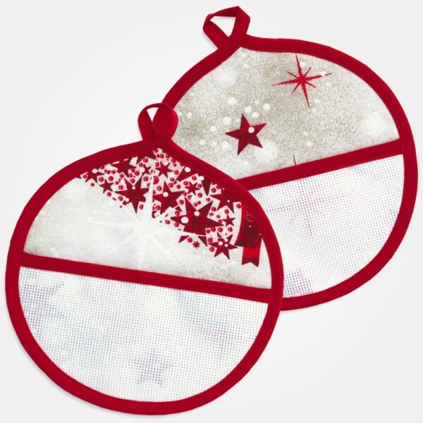 I Ricami del Cuore Guantoni e presine natalizie Set due presine –XPNA15.19 – 71 2 I Ricami del Cuore Guantoni e presine natalizie Set due presine –XPNA15.19 – 71 2