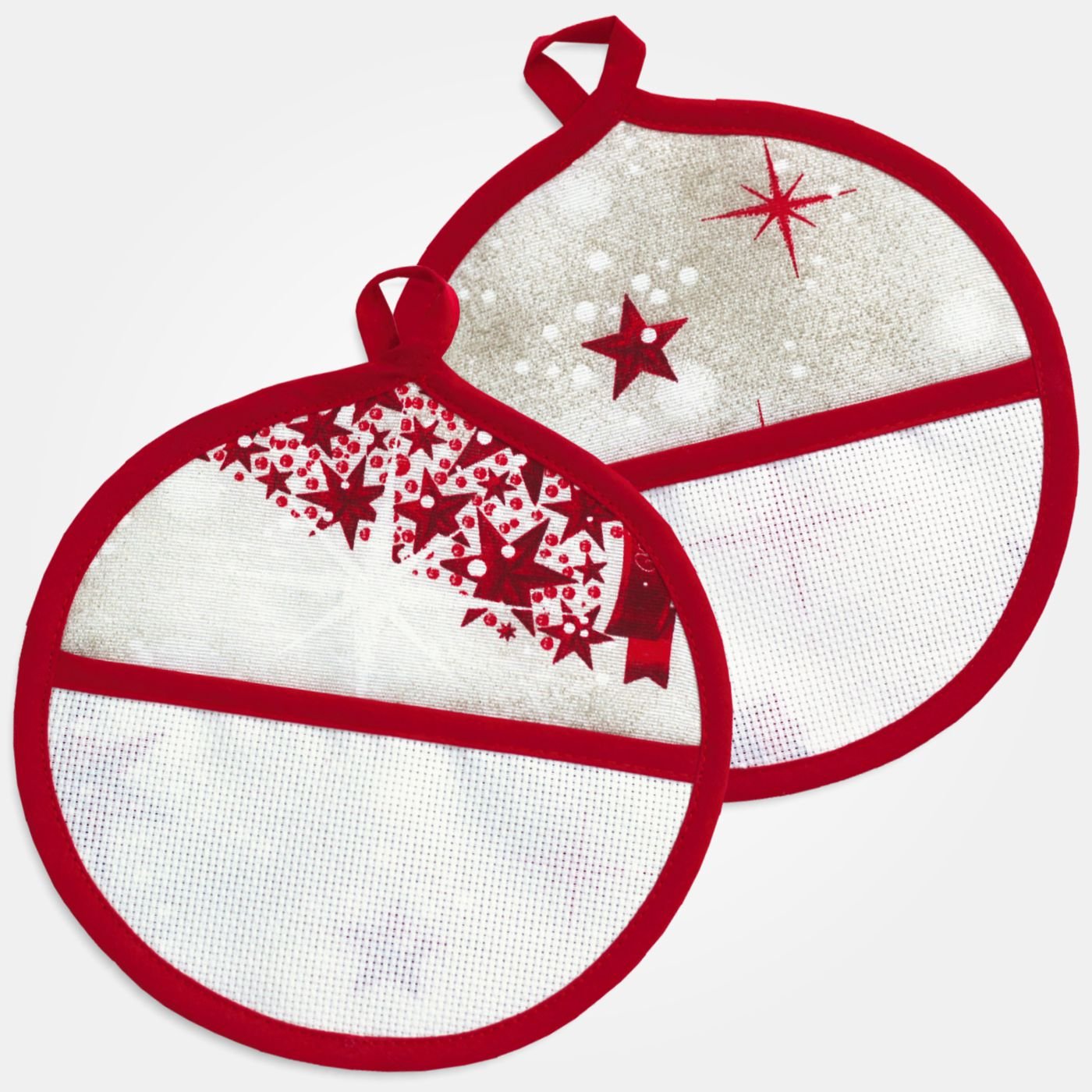 I Ricami del Cuore Guantoni e presine natalizie Set due presine –XPNA15.19 – 71 3 I Ricami del Cuore Guantoni e presine natalizie Set due presine –XPNA15.19 – 71 3