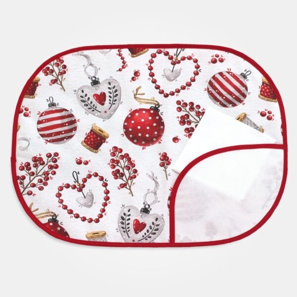 I Ricami del Cuore Linea Natale Tovaglietta Americana Cuori di Natale con tela Aida – XPNA53.02