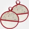 I Ricami del Cuore Guantoni e presine natalizie Set due presine –XPNA740.19 5