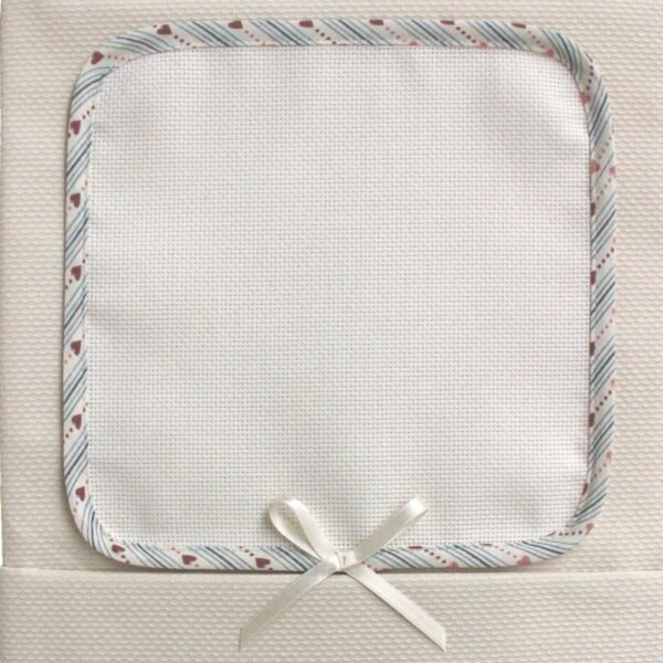 I Ricami del Cuore Culla Copertina da culla in cotone con tela Aida – LE582 I Ricami del Cuore Culla Copertina da culla in cotone con tela Aida – LE582