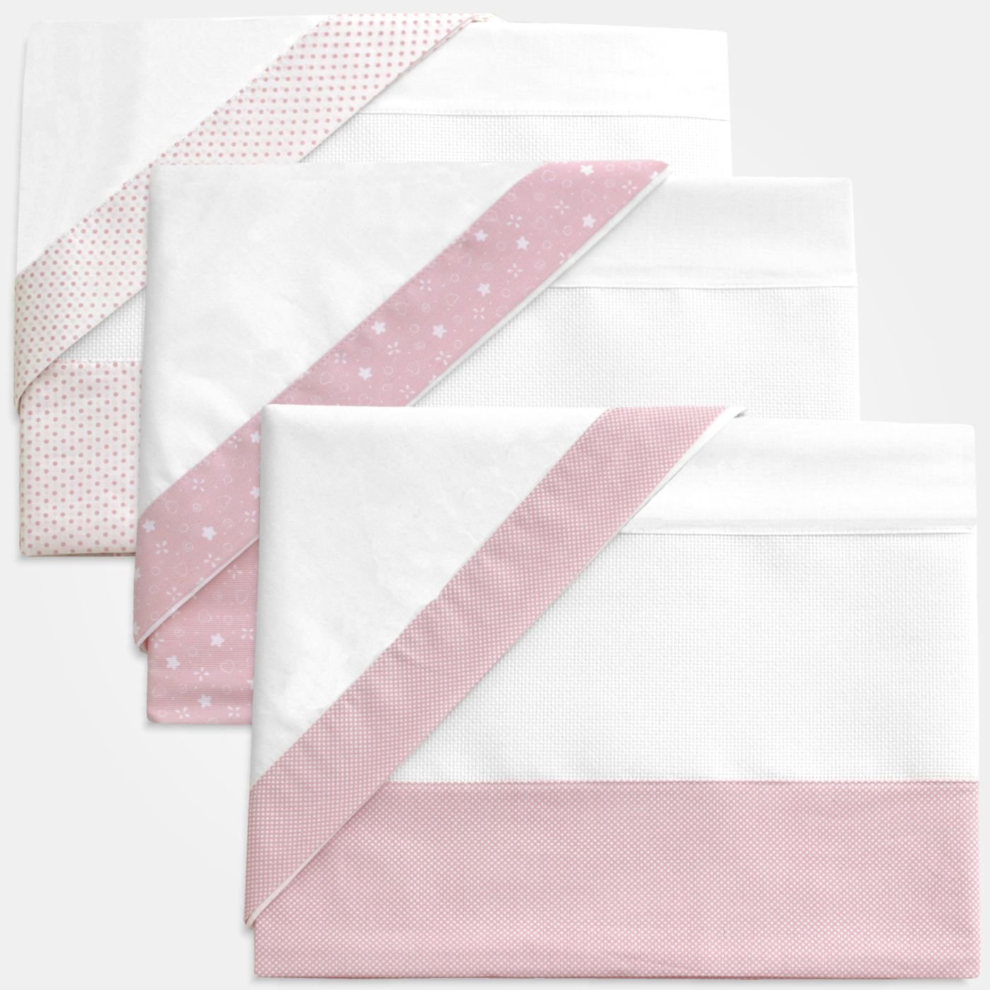 I Ricami del Cuore Lenzuolini e copertine Coordinato Lettino fantasie ROSA con tela Aida – LEL2002.02 R 3 I Ricami del Cuore Lenzuolini e copertine Coordinato Lettino fantasie ROSA con tela Aida – LEL2002.02 R 3