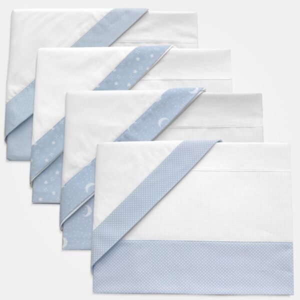 I Ricami del Cuore Lenzuolini e copertine Coordinato Lettino fantasie AZZURRO con tela Aida – LEL2002.02 A I Ricami del Cuore Lenzuolini e copertine Coordinato Lettino fantasie AZZURRO con tela Aida – LEL2002.02 A