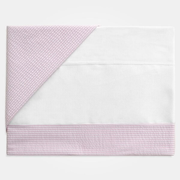 I Ricami del Cuore Lenzuolini e copertine Coordinato Lettino con tela Aida – LEL73.2 I Ricami del Cuore Lenzuolini e copertine Coordinato Lettino con tela Aida – LEL73.2