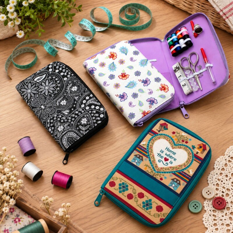 I Ricami del Cuore Accessori cucito Secchiello porta cucito – OG185 8