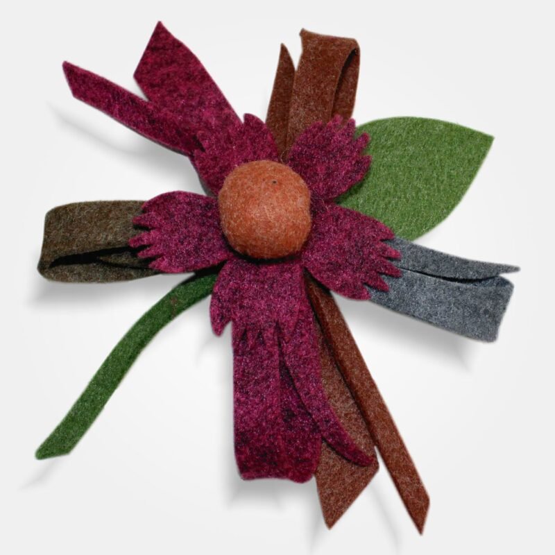 I Ricami del Cuore Spille Spilla decorativa Fiore con code – SPF145 8