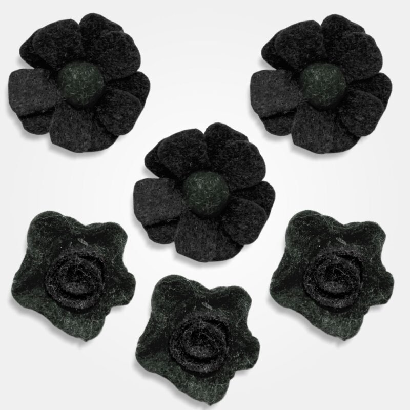 I Ricami del Cuore Spille 6 Spille decorative in feltro – SPF164 5