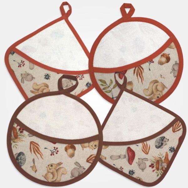 I Ricami del Cuore Presine Set due presine –XPCU66.19 I Ricami del Cuore Presine Set due presine –XPCU66.19