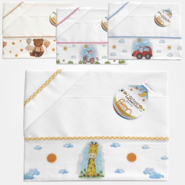 I Ricami del Cuore Culla Coordinato Culla stampa digitale con tela Aida – XPLEC16.2 I Ricami del Cuore Culla Coordinato Culla stampa digitale con tela Aida – XPLEC16.2