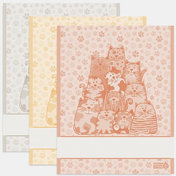 I Ricami del Cuore Cucina Strofinaccio A.Mici con tela Aida – XPST118