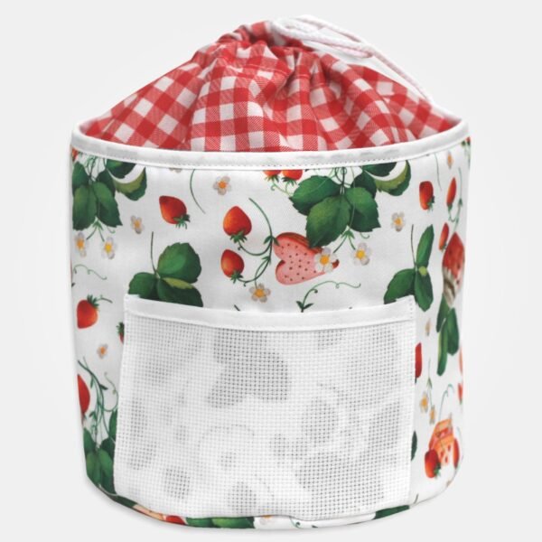 I Ricami del Cuore Portapane Cestino porta pane Fragole con tela Aida – XPCU86.01 2