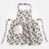I Ricami del Cuore Cucina Grembiule Gonna a ruota Fragole con tela Aida – XPCU86.04 7