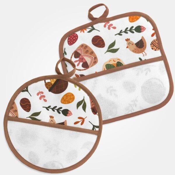 I Ricami del Cuore Presine Set due presine Pasqua con tela Aida –XPCU90.19 2