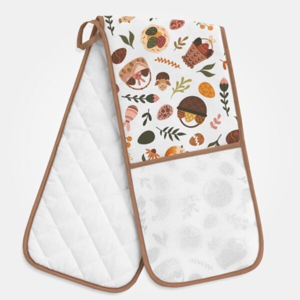 I Ricami del Cuore Guanti doppi da forno Guantone da forno Pasqua con doppia tela Aida – XPCU90.34 2