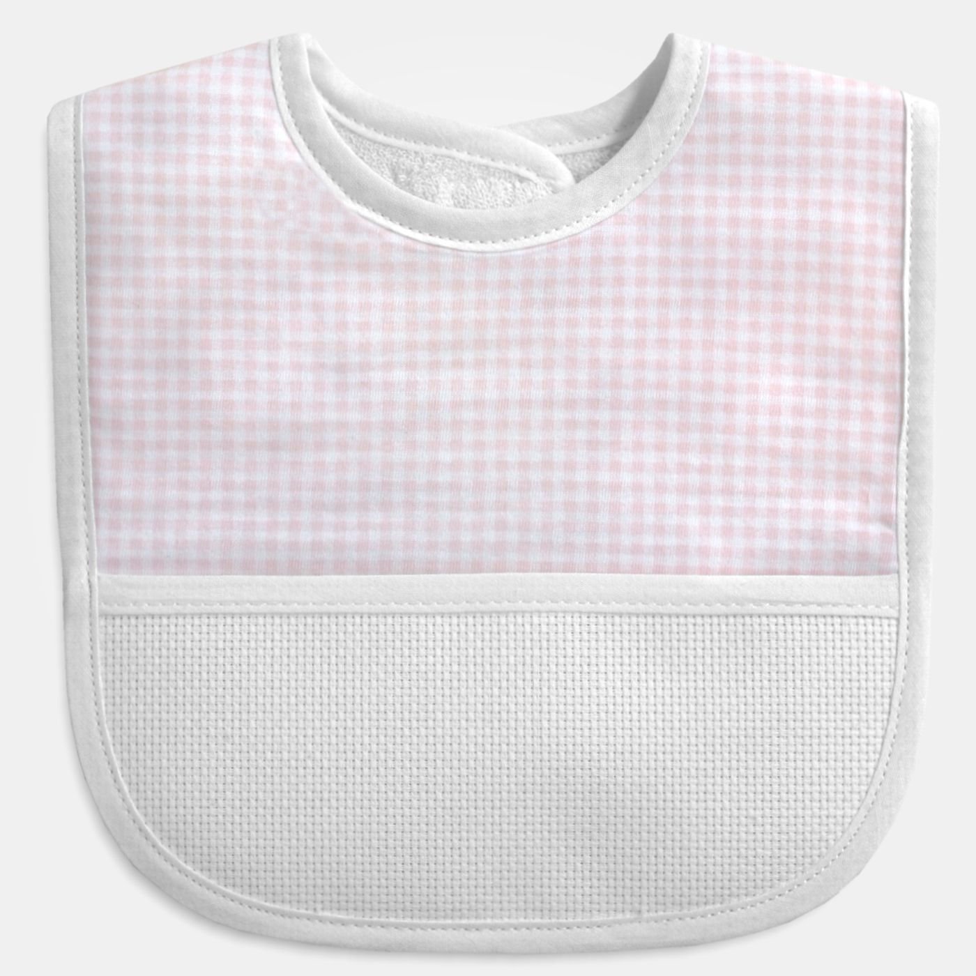 I Ricami del Cuore Bavaglie Bavaglia Jersey Quadretti Chiusura con Velcro – XPBV514 Dis. 47 3 I Ricami del Cuore Bavaglie Bavaglia Jersey Quadretti Chiusura con Velcro – XPBV514 Dis. 47 3