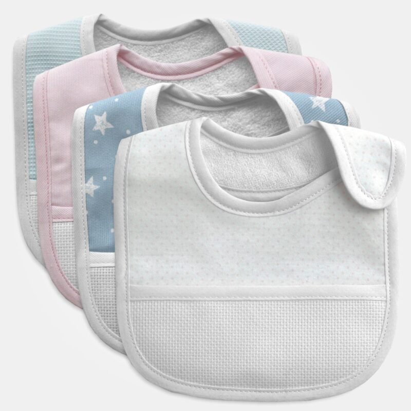 I Ricami del Cuore Bavaglie Bavaglia Millerighe Uccellini Lurex – BV30006 5