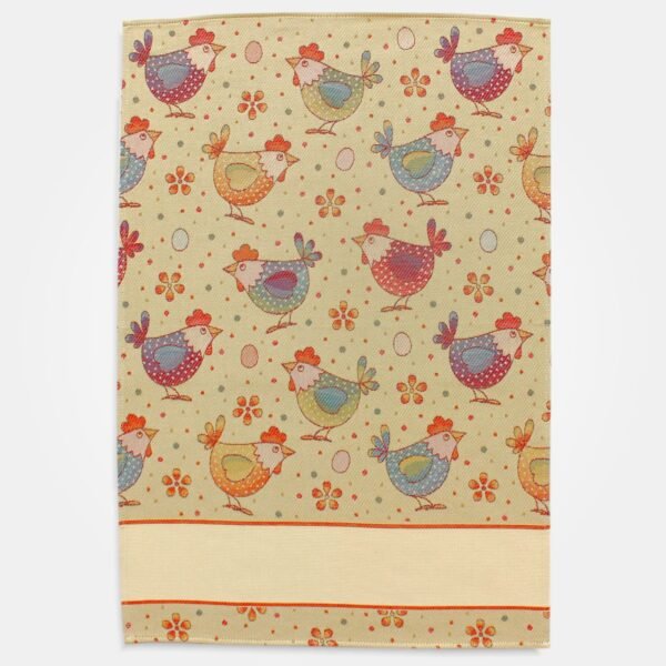 I Ricami del Cuore Strofinacci Strofinaccio Piumette GRANDI con tela Aida – XPST110