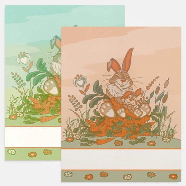 I Ricami del Cuore Strofinacci Strofinaccio Bunny con tela Aida -XPST115