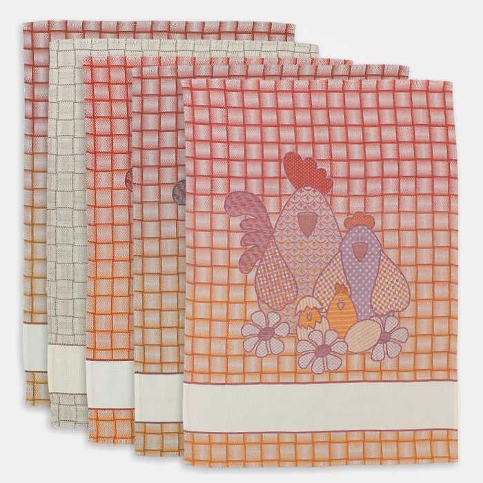 I Ricami del Cuore Cucina Strofinaccio Piumette PICCOLE con tela Aida – XPST111 5