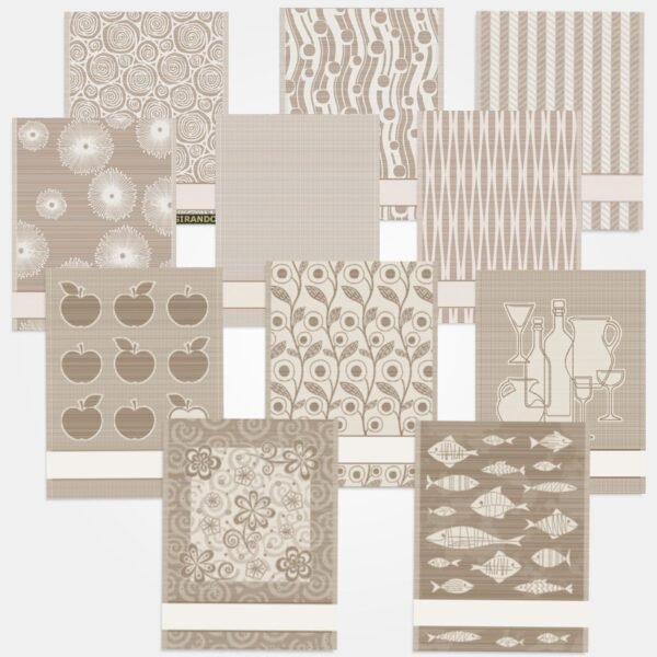 I Ricami del Cuore Strofinacci Strofinaccio 5 Natural Fabric con tela Aida – XPST141 I Ricami del Cuore Strofinacci Strofinaccio 5 Natural Fabric con tela Aida – XPST141