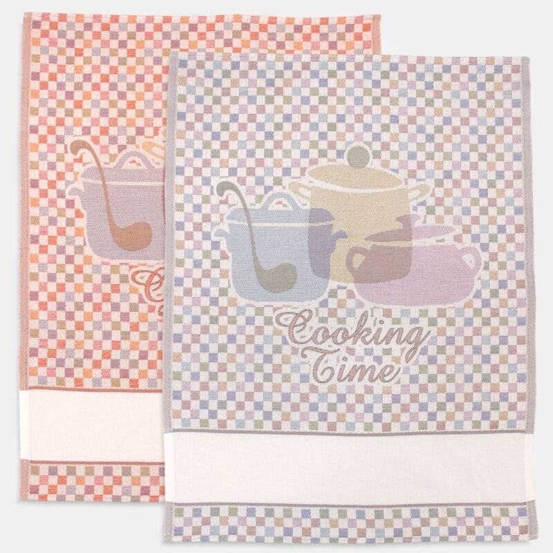 I Ricami del Cuore Cucina Strofinaccio Pattern Dama con tela Aida – XPST59 5