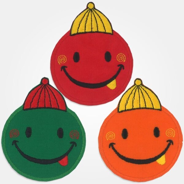 I Ricami del Cuore Applicazioni 3 pz di applicazione termoadesiva smile maschio – AP7756 2