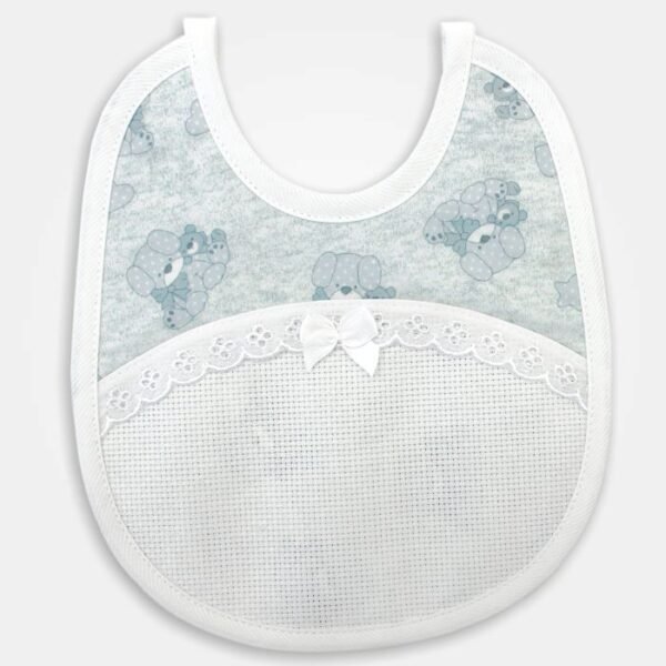 I Ricami del Cuore Bavaglie Bavaglia Jersey Cagnolino con tela Aida – BV1140 I Ricami del Cuore Bavaglie Bavaglia Jersey Cagnolino con tela Aida – BV1140