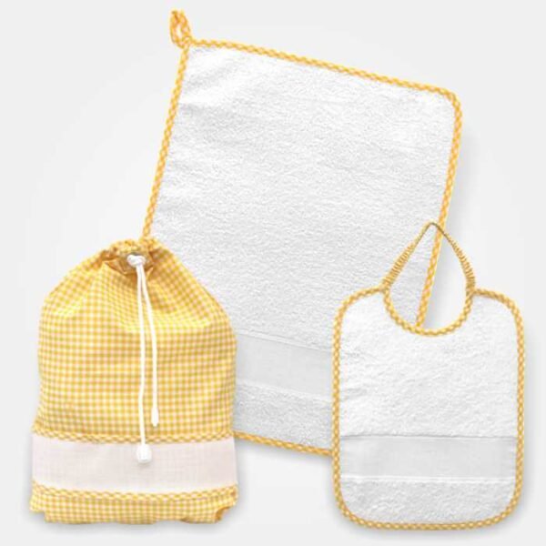 I Ricami del Cuore Linea Asilo Set asilo 3 pezzi con tela Aida – XPSA2.03 2