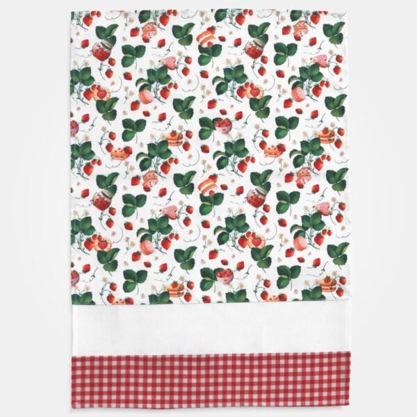 I Ricami del Cuore Cucina Strofinaccio Fragole con tela Aida – XPCU86.12