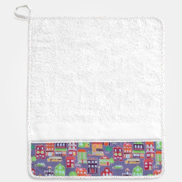 I Ricami del Cuore Linea Asilo Salvietta Asilo con tela Aida applicata – SA783.53